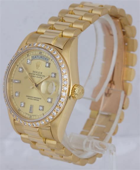 rolex day date president 36mm|diamond rolex 36mm price.